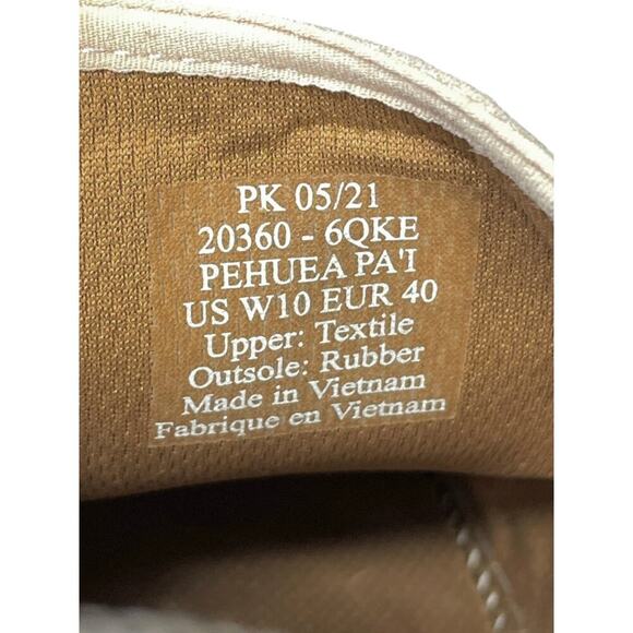 OluKai Pehuea Pa’i Sneaker Camo Women’s 10 Convertible Slip-On or Slide Casual - Picture 9 of 9